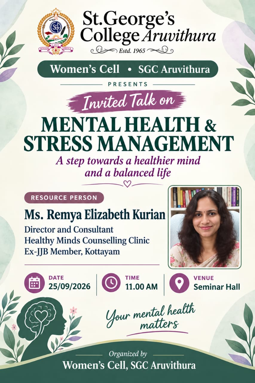 Invited Talk on Mental Health & Stress Management